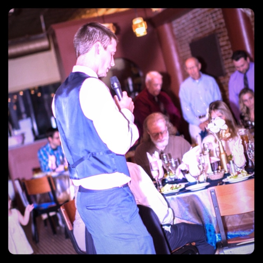 Navy napkins for wedding